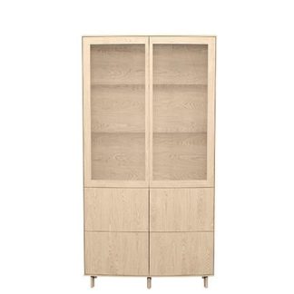 Skovby SM410 vitrine hvitoljet eik